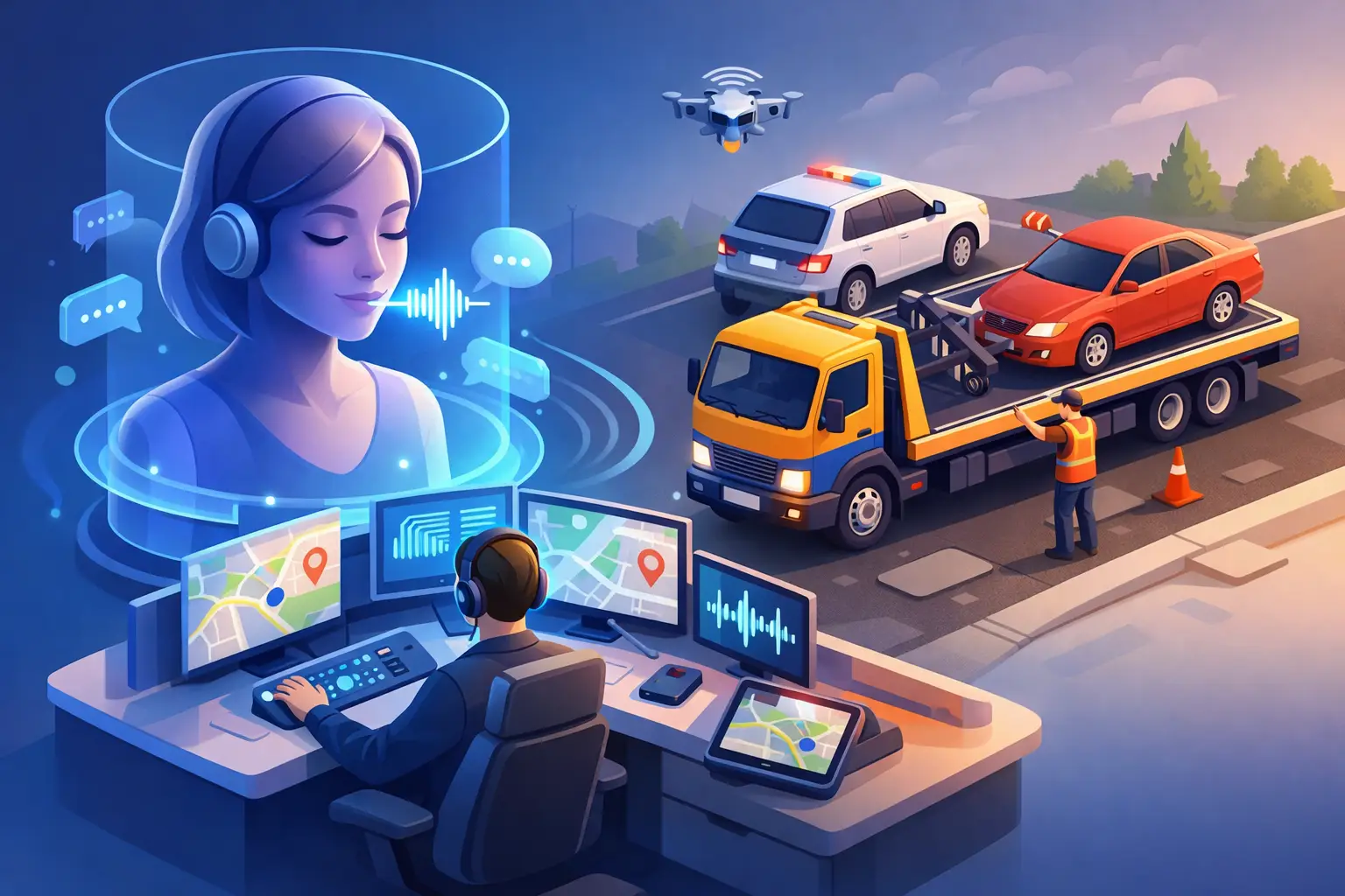 AI Voice Dispatch for Towing That Works