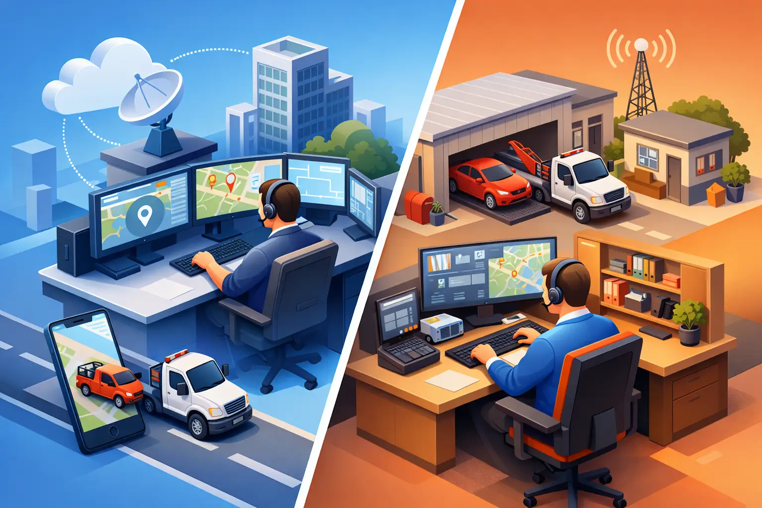 Outsourced Dispatch vs. In-House for Towing