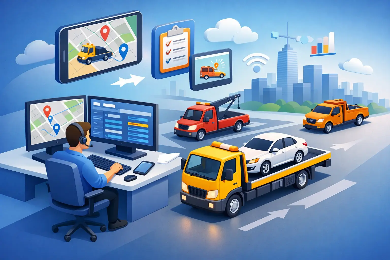 Tow Truck Dispatcher Service That Scales