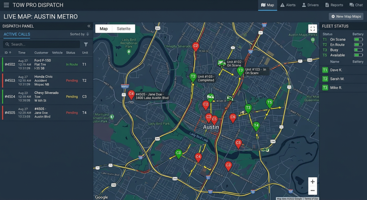 AI-Assisted Dispatch: How Smart Tow Companies Improve Service