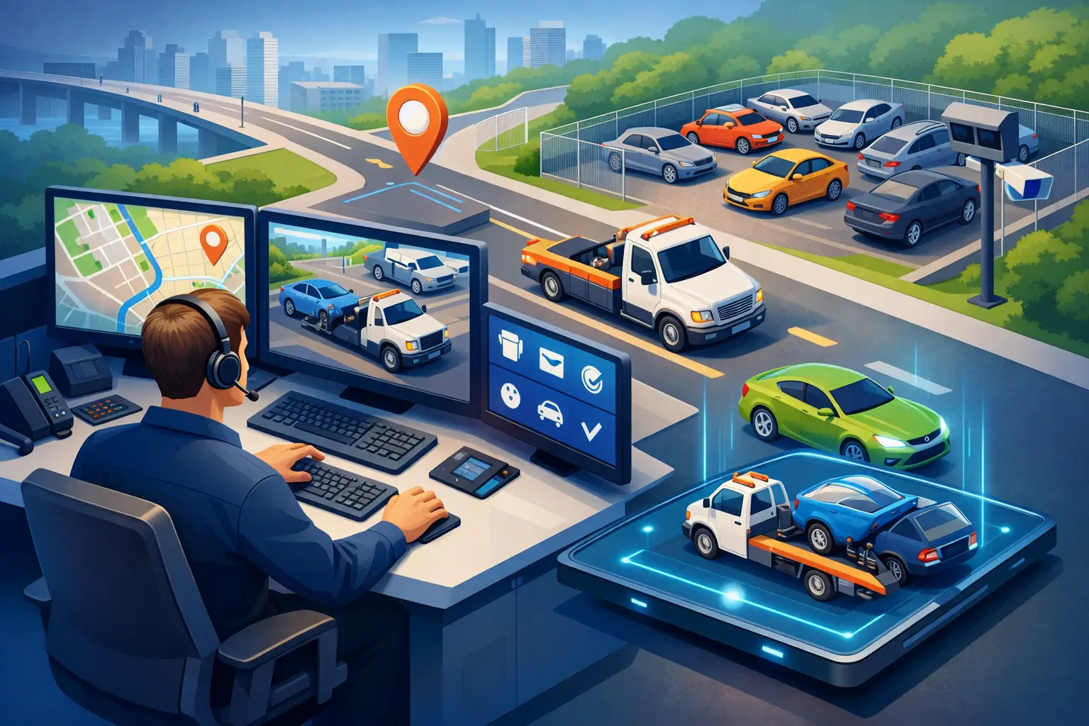 Automated Tow Status Keeps Dispatch Under Control