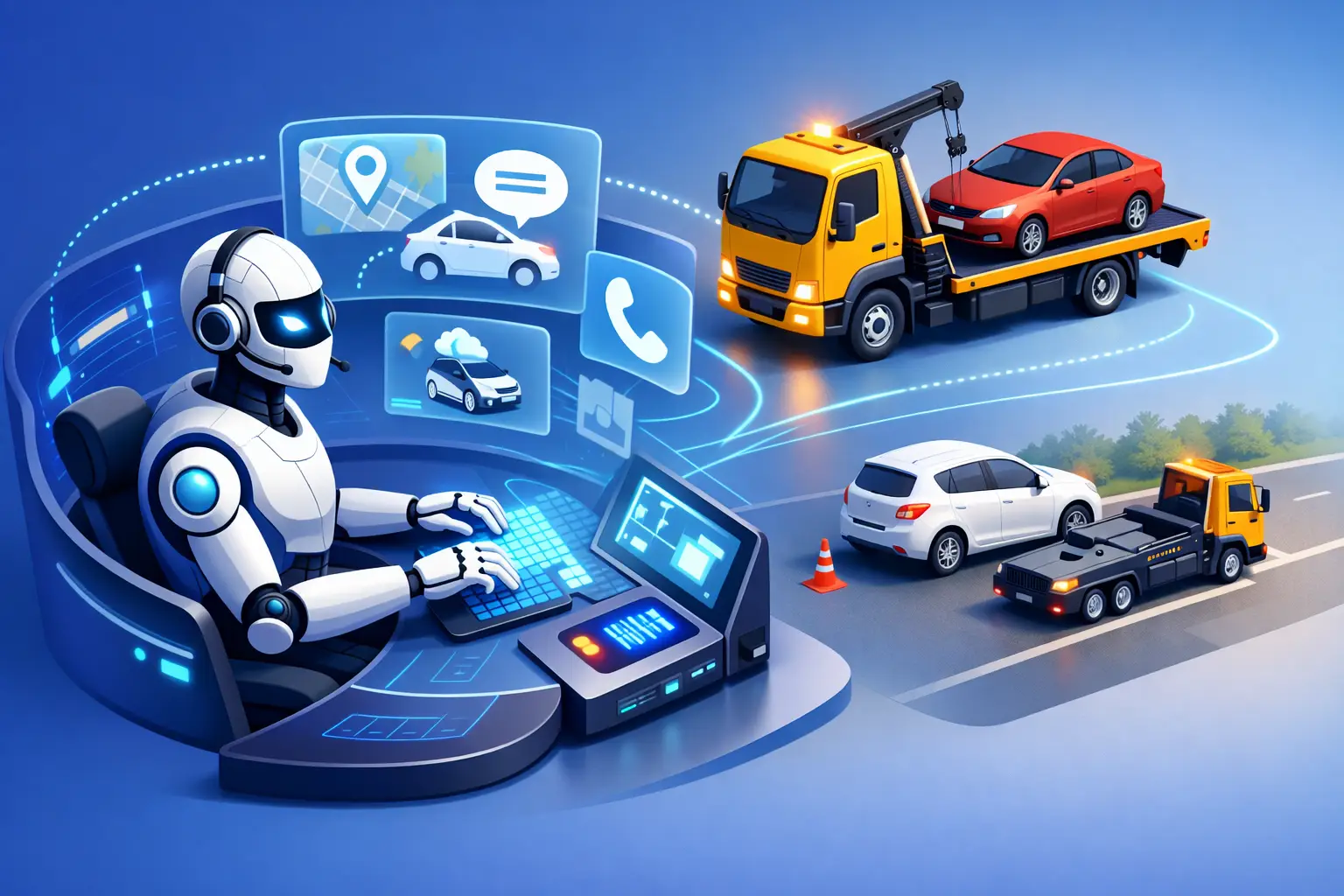 Can AI Answer Towing Calls Without Losing Control?