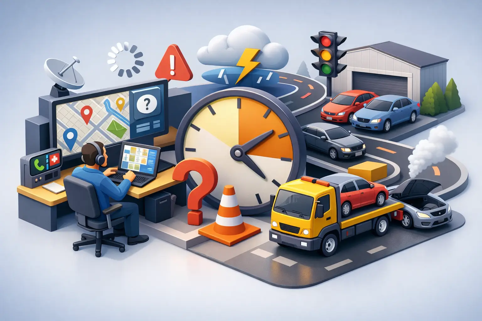 What Causes Dispatch Delays for Towing Fleets?
